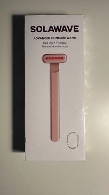 BRAND NEW {sealed} Solawave 4 in 1 Red Led light therapy wand ROSEGOLD color