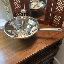 IPAC stainless steel food mill Made In Italy Brand New 