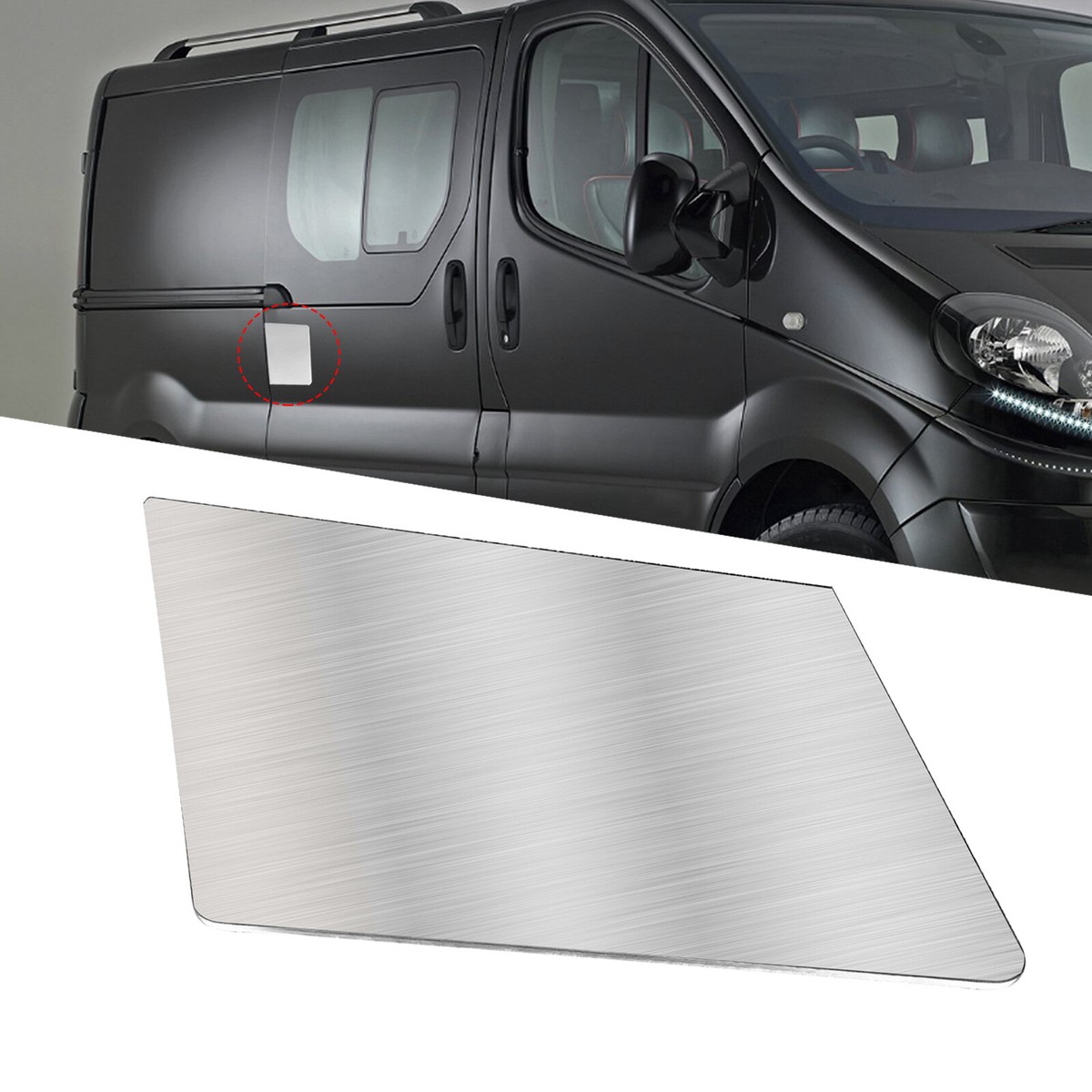 Security Cover Plate For Renault Traffic & Vivaro Sliding Door – Anti-Theft Protection
