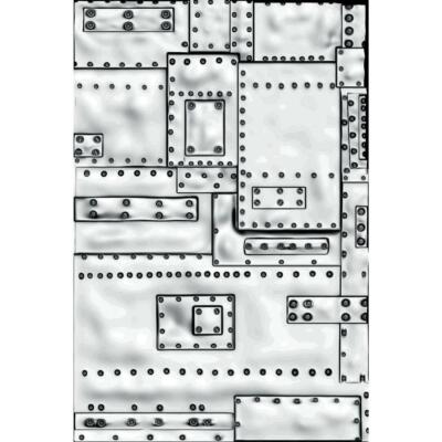 Sizzix 3-D Texture Fades Embossing Folder - Mini Foundry, 665634 by ...