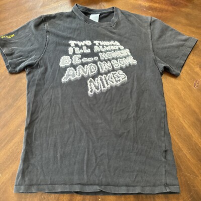 Nike Drake Nocta Shirt Mens Two Things I ll Always Be Black Tee Shirt Hip Hop S