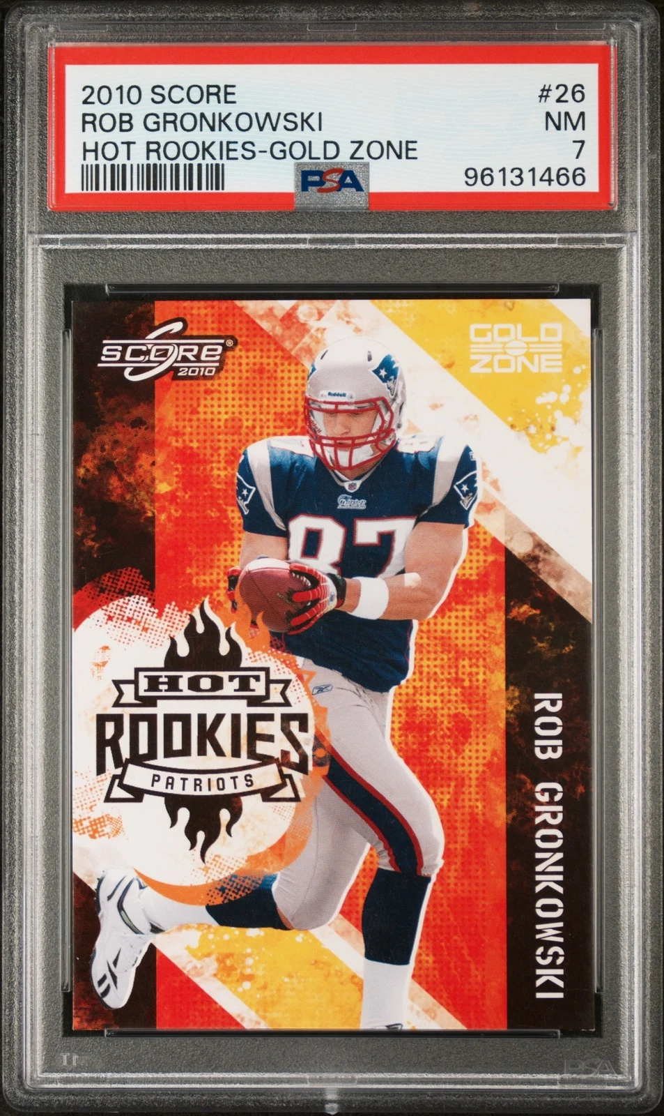 Rob Gronkowski Score Hot Rookies #26 Gold Zone