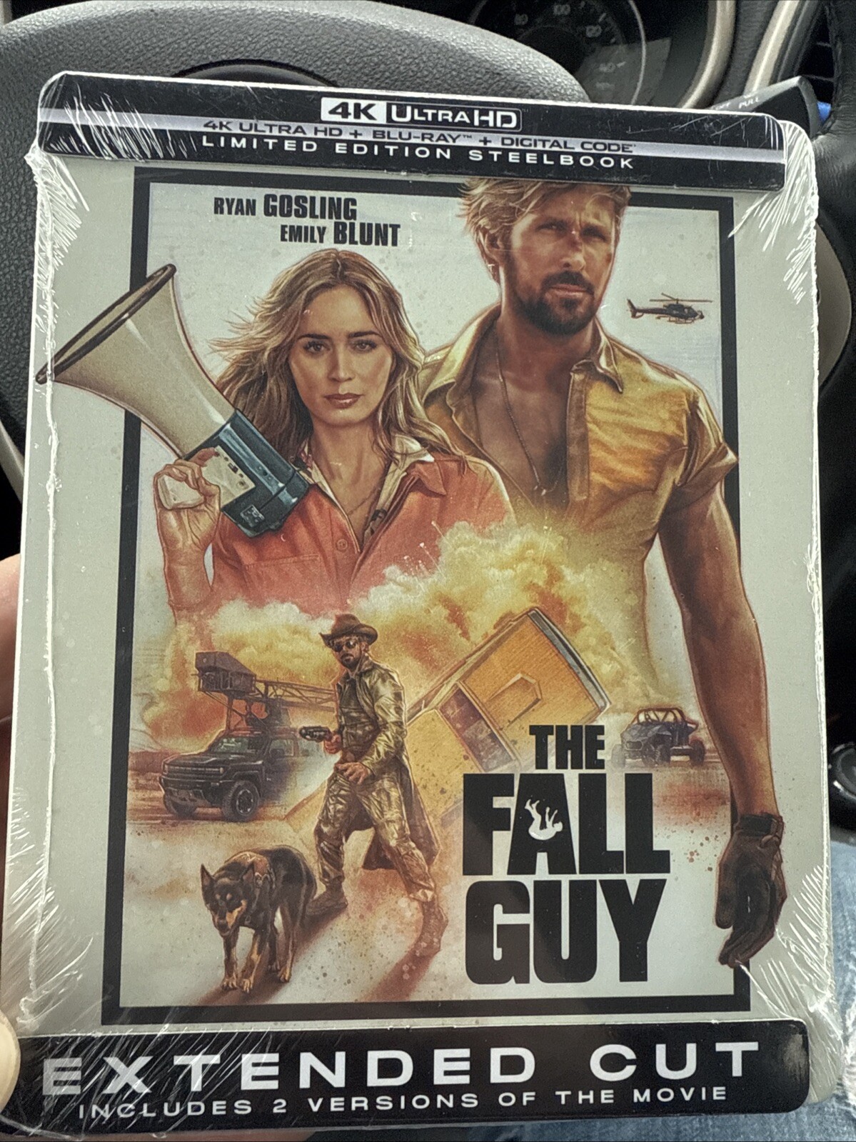 The Fall Guy 4K Ultra HD + Blu-Ray + Digital (Walmart Steelbook)