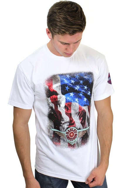 captain america harley davidson shirt