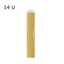 14 U Shape Needles Blade For Microblading Eyebrow 3D Embroidery Manual Tattoo