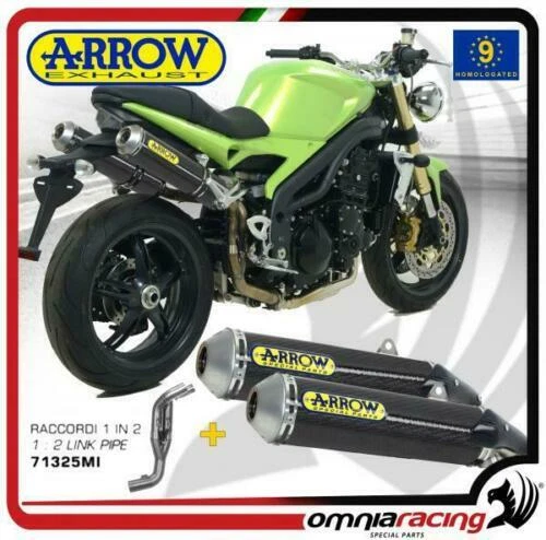 Escape y sistemas de escape Arrow para motos Triumph