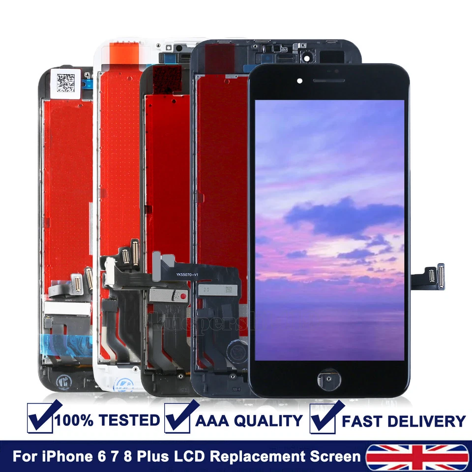 For iPhone 14 13 12 11 XR X Screen Replacement LCD Display Touch Digitizer+Frame - Image 2 of 4