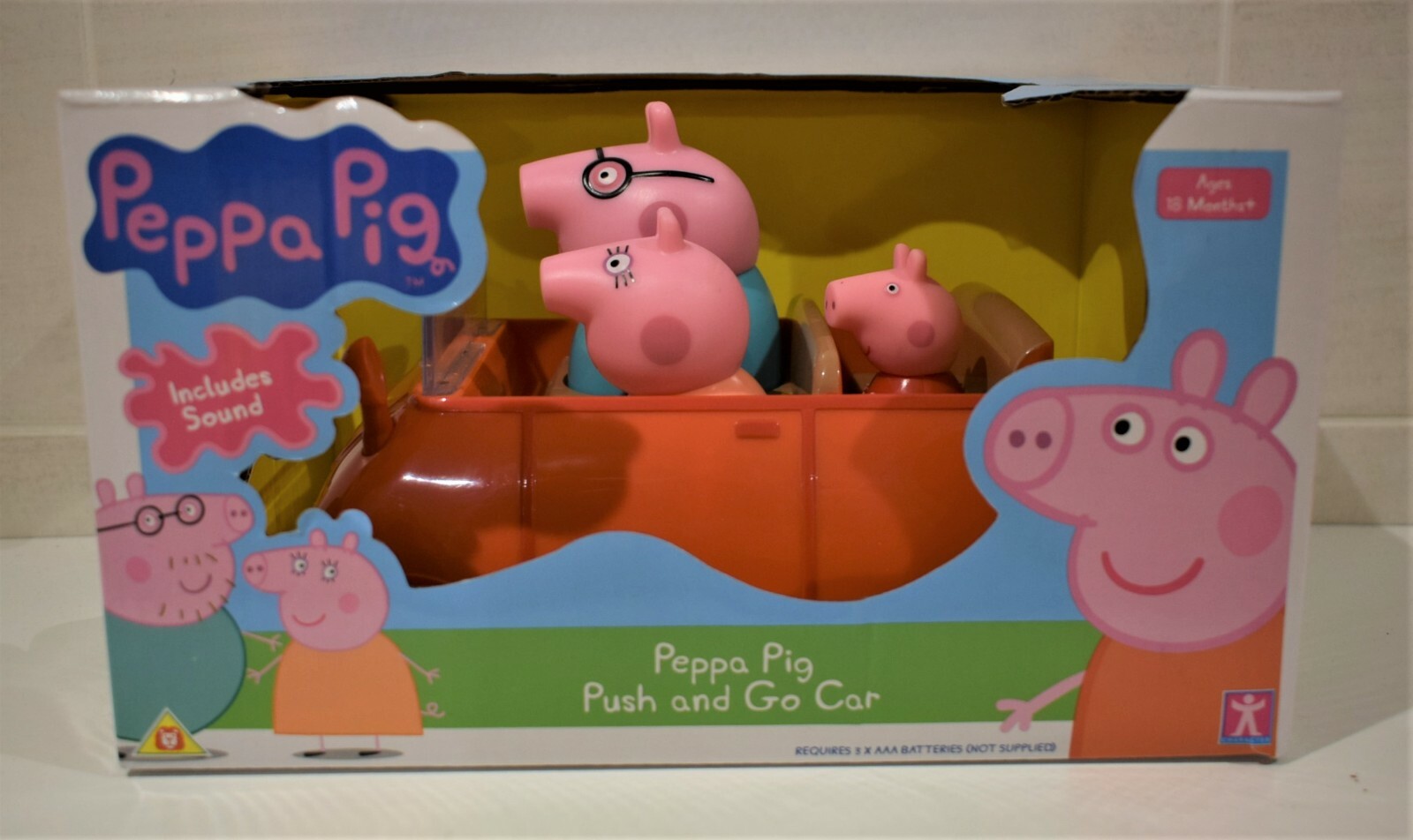 peppa pig car push and go