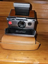 Polaroid SX-70 Instant Film Land Camera Brown Soft Leather Case Beautiful Vtg