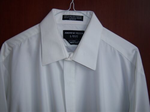 IVORY (off white) MICROFIBER DRESS SHIRT - Picture 2 of 5
