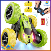 Ferngesteuertes Auto 4WD Off-Road Stunt-Auto 360° Rotation Gelb GrüN Geschenk