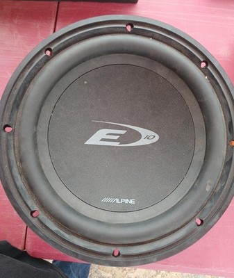 Alpine SWE-1043 Type-E 10'' 4-ohm Subwoofer