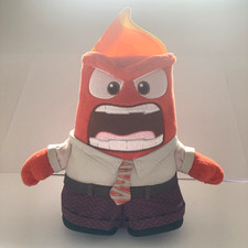 Disney Pixar Tomy Inside Out Anger 9? Talking Plush Sound, Tested & Working