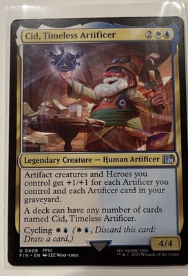 Cid, Timeless Artificer (0408) Final Fantasy Rare