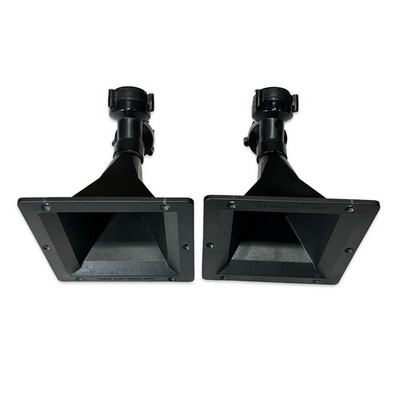 Pair Genuine Peavey 6”x6” HF Horn Tweeters w/ Dual Motorola