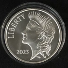 1oz Silver Satin Finish 2023 LIBERTY'S LEGACY  Heidi Wastweet Gary Marks