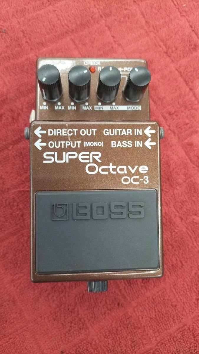 ギター BOSS OC-3 SUPER Octave Pedal De Efeito Para Guitarra E Baixo Boss Super Octave Oc-3