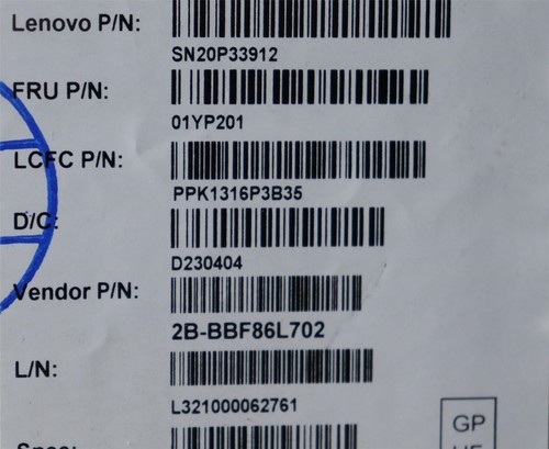 Lenovo ThinkPad X280 A285 X390 X395 L13 Keyboard Canadian French Black 01YP201 - 第 3/4 張圖片