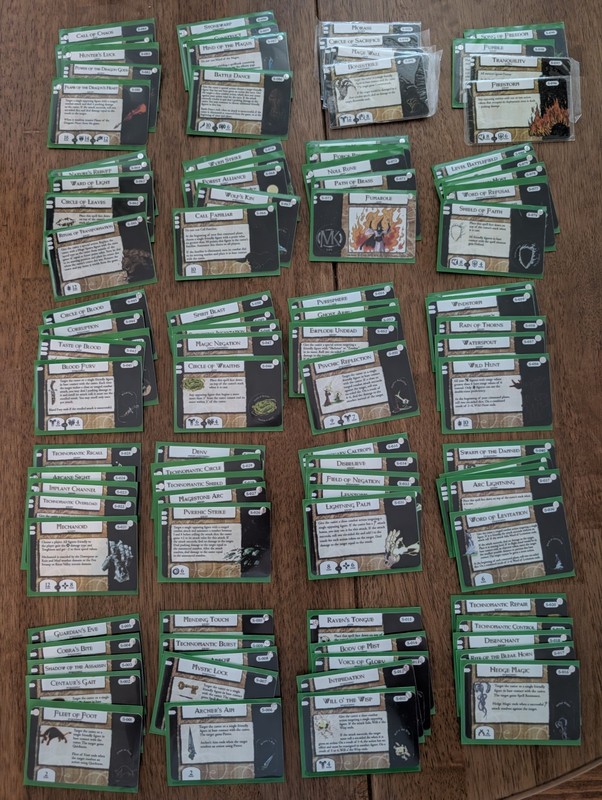 Mage Knight Complete Spell Card Collection 1-99 VERY RARE