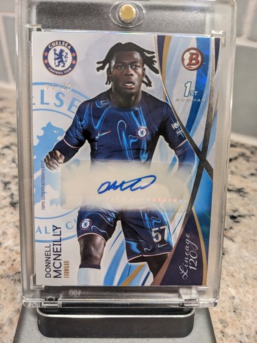 Donnell McNeilly - 2024 Bowman 1st Auto /50 â Topps Chelsea 120-Year Lineage