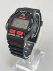 1994 Vintage RED 8 lap Timex Ironman Triathlon Digital Watch - ALL ORIGINAL!