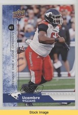 2018 Upper Deck CFL Blue Ucambre Williams #17 READ a2w
