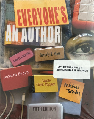 Everyone's An Author Fifth Edition Moss, Lunsford New Shrink Wrapped