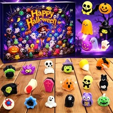 Halloween Advent Calendar 2026   24 Days Crunchy Squishy multicolored