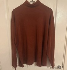 James Pringle Edinburgh Woollen Mill Cotton Roll Neck Top