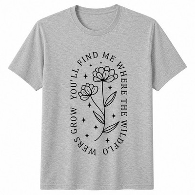 Natur Strand und Meer Blumen T-Shirt Naturliebhaber Geschenk