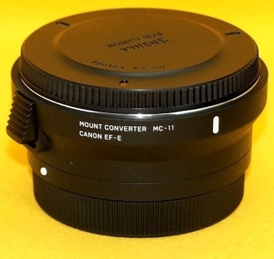 SIGMA mount converter MC 11 EF allows EF mount lenses to be used on E mount cam
