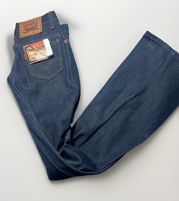 Vintage Levi s 917 Bell Bottom Jeans   Schlaghose   Dunkelblau   Made in USA 70s