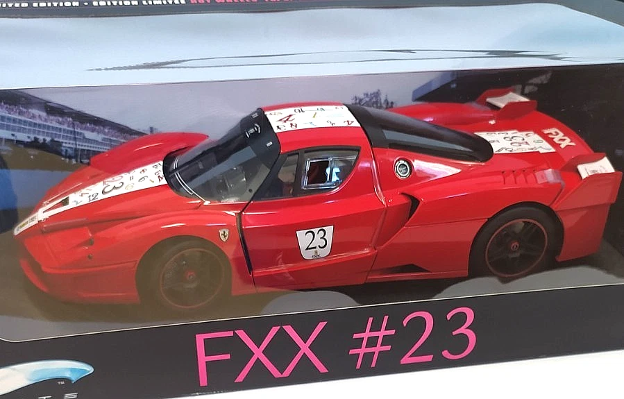 HOT WHEELS ELITE  1:18 AUTO FERRARI FXX #23 EDIZIONE LIMITATA  ART  L7116-510 - Immagine 2 di 3