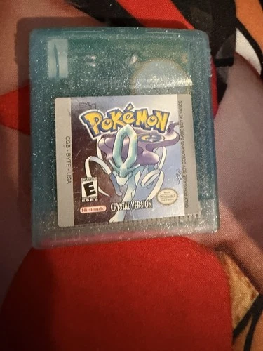Pokemon Crystal Version (Nintendo Gameboy Color, 2001) GBC Authentic New Battery