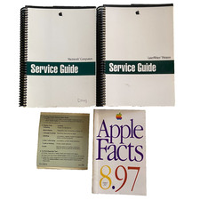 Apple Service Guide Macintosh Computers LaserWriter Printers Facts 8.97 1991 VTG