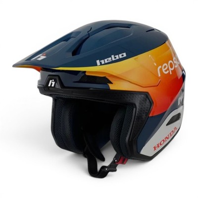 NEW HEBO 2026 ZONE PRO TEAM MONTESA TRIALS HELMET GLOSS - ALL SIZES EC2206