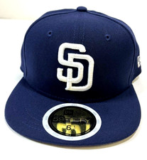 San Diego Padres MLB NE Youth AC Home 2017 On-Field Fitted Hat Blue