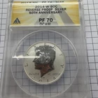 2014-W Reverse Proof Kennedy Half Silver Dollar 50C ANACS PF70 DCAM
