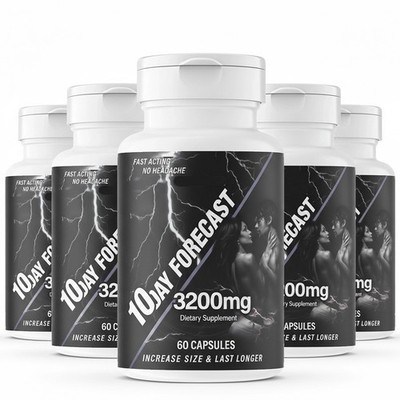 5 Pack 3200mg Forecast Extreme Potency Male Enhancement Pill! Last up to 3 Days!