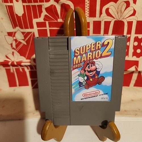 Super Mario Bros. 2 Nintendo NES 1988 Cart Only Cleaned Tested Working
