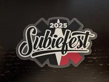 SUBIEFEST 2025 STICKER 5X3 Import JDM Vinyl