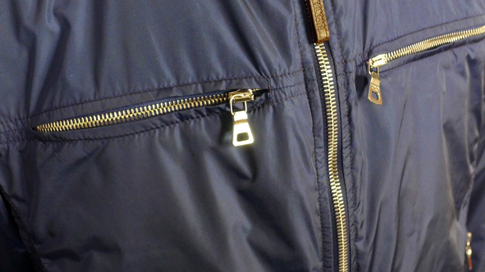 Prada Sport 2006 Windbreaker Jacket Reversible Blue Nylon Mens Size 54 #138 thumbnail 8