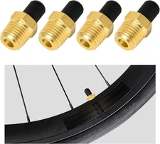 4 Pieces Tank Valve, Standard Valve Core with 1/4'' NPT Male Threads, Anti-Corro