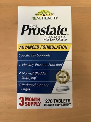 Real Health The Prostate Formula w/Saw Palmetto Dietary Supplement 270 Tablets