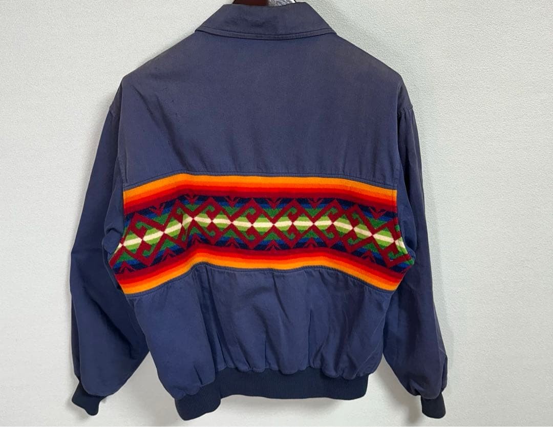 Pendleton Ideal Zip Native Pattern Wool Panel Swi… - image 1