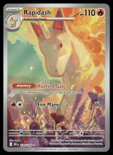 Pokemon Karten Rapidash 189/182 Destined Rivals Illustration Rare NM