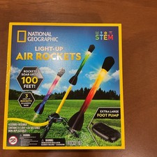 National Geographic Light Up Sky Rockets NEW