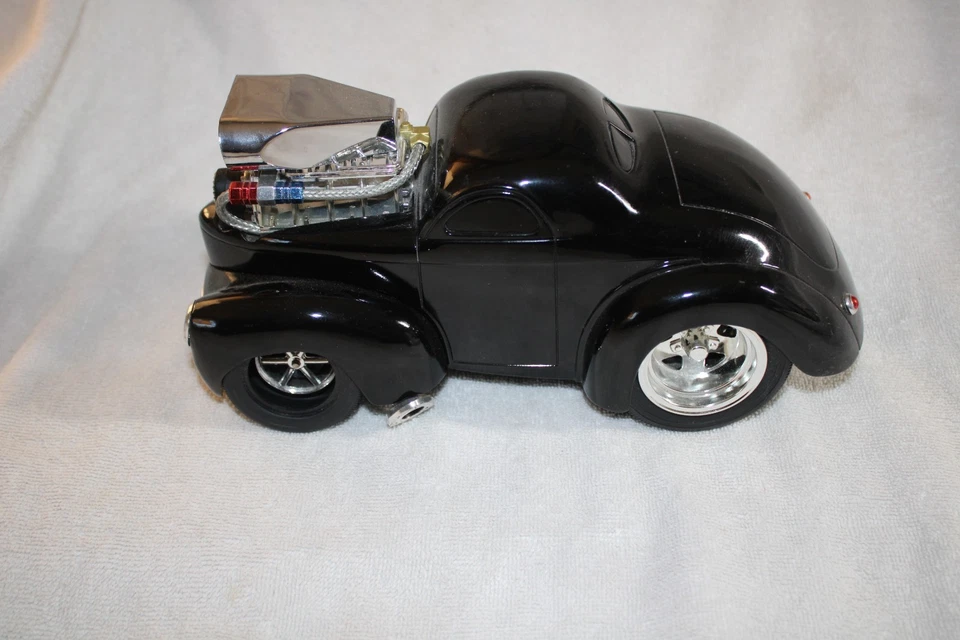 MUSCLE MACHINES WILLYS COUPE DIE CAST MODEL in black FREE SHIPPING - Image 3 of 4