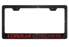 Carbon Fiber License Plate Frame For Corolla Cross Carbon Fiber License Plate Frame For Corolla Cross