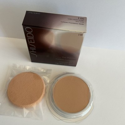 SHISEIDO THE MAKEUP COMPACT  FOUNDATION w case SPF 15 # I 00 Very Light Ivory
